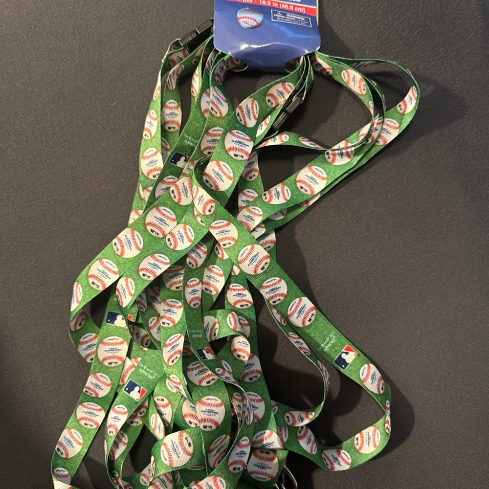 Rawlings MLB Pro Baseball Sports Kids Birthday Party Favor Lanyards 6 Pieces